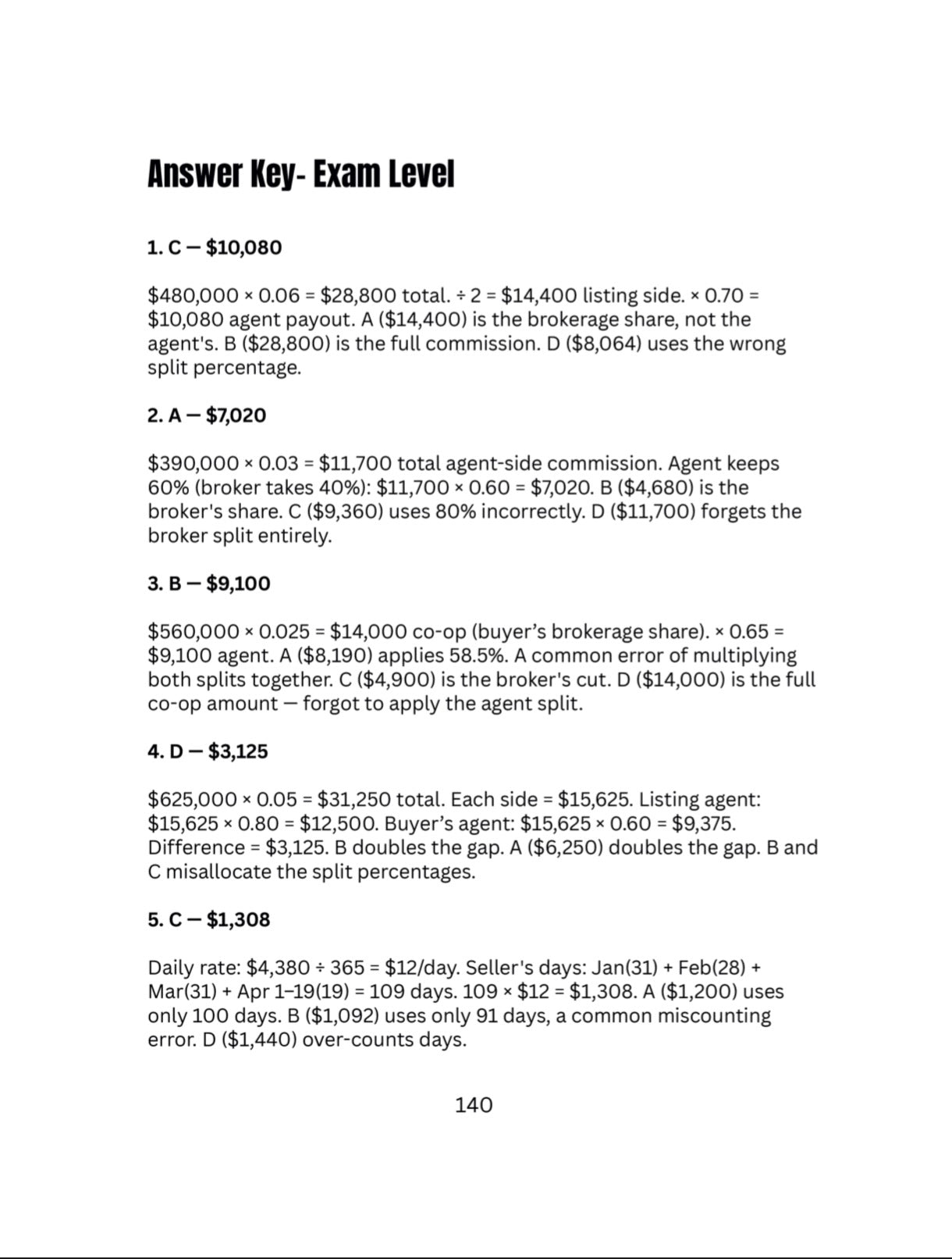 The Real Estate Exam Workbook (Physical)
