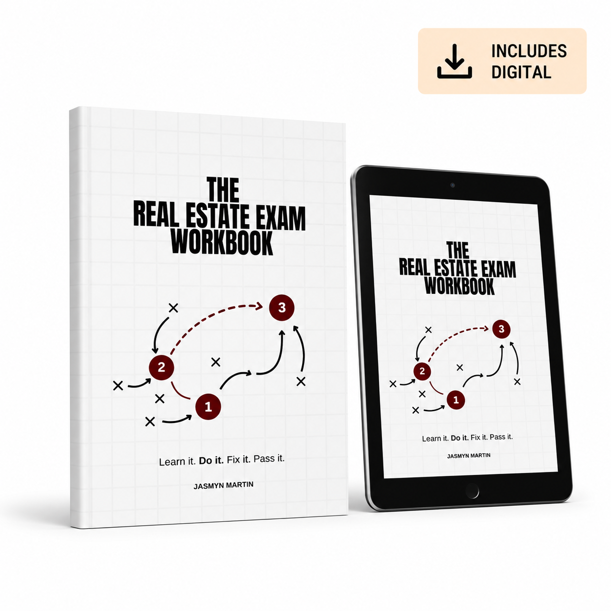 The Real Estate Exam Workbook (Physical + Digital)